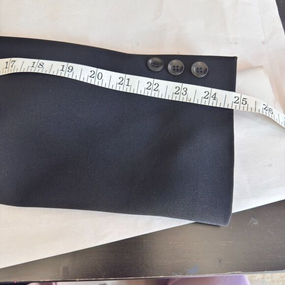 Anne Klein black blazers single breasted 2 button 12/14 - Picture 7 of 12